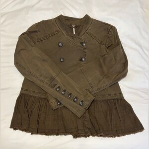 Double-Breasted Free People Jacket